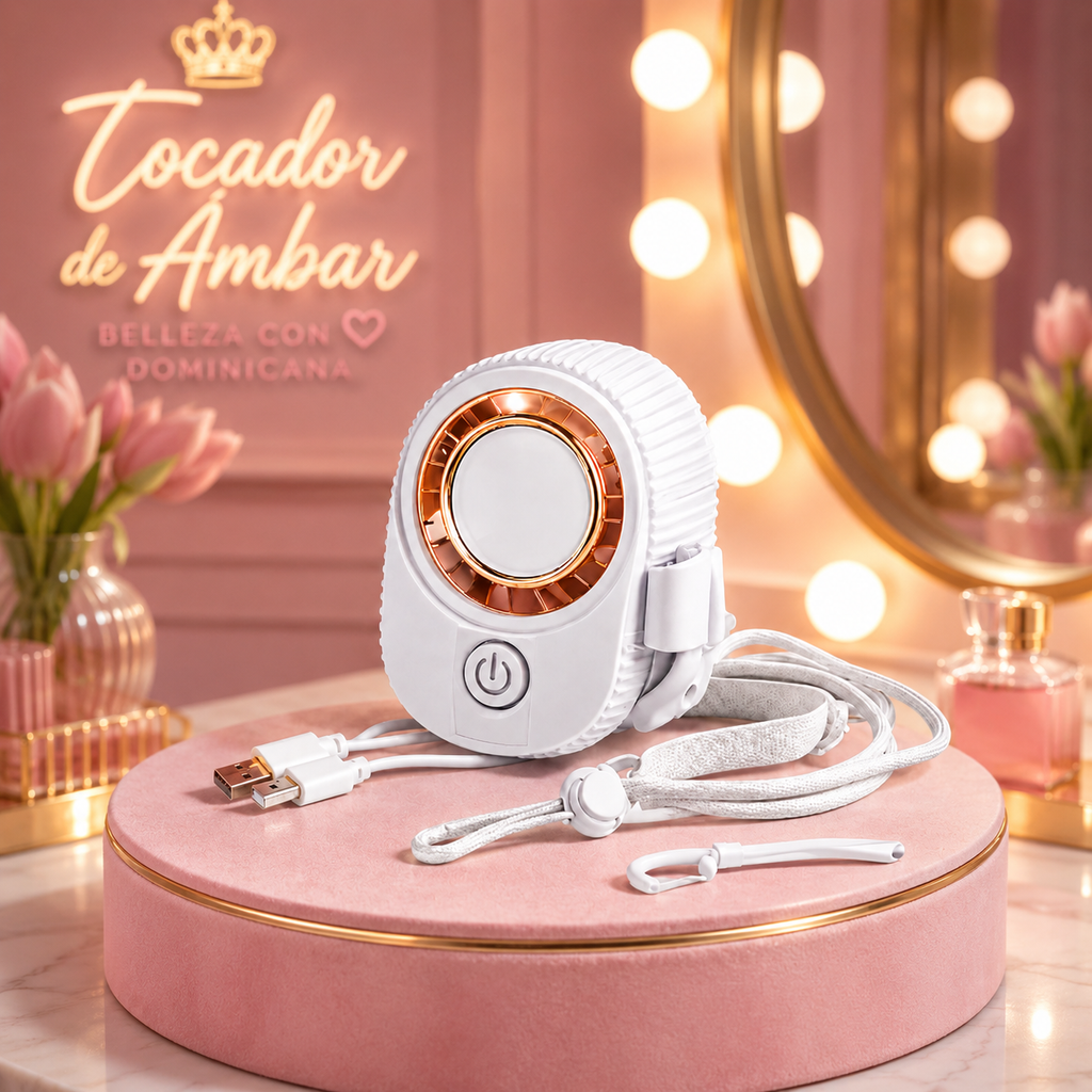 Brisa Ámbar Move – Ventilador portátil de cintura recargable